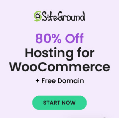 SiteGround WooCommerce Hosting + Free Domain (80% OFF) in 2025 🔥